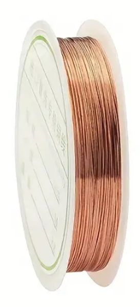 Hovedbilde Smykkewire – 0,4 mm – Kobber-farget