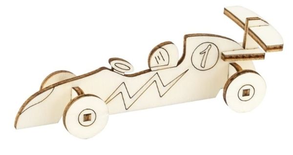Hovedbilde Figursett i tre – Racerbil
