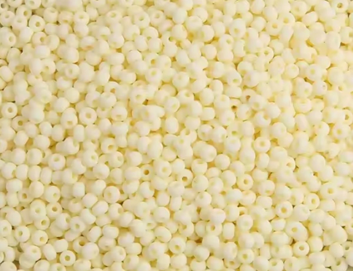 Rocai 2 mm, lys champagne