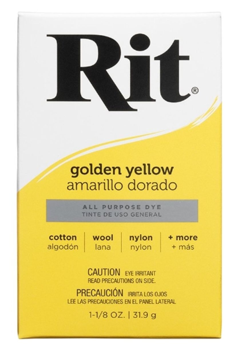 Rit tekstilfarge  – Yellow Golden