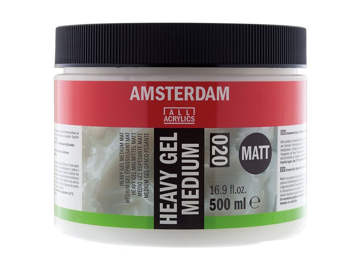 Amsterdam Heavy Gel Medium Matt 020 – 500ml