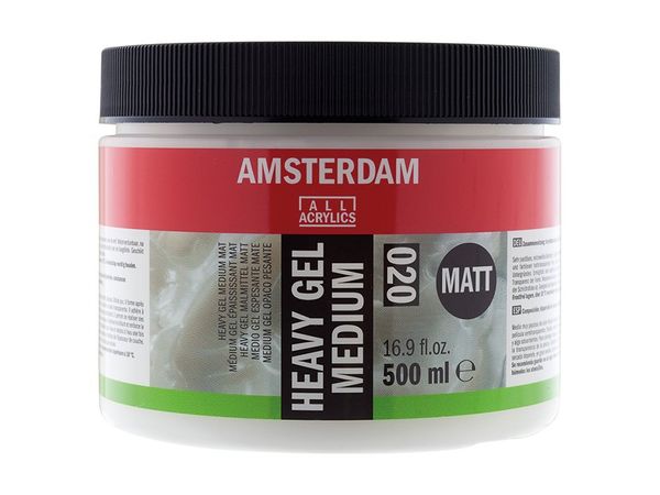 Hovedbilde Amsterdam Heavy Gel Medium Matt 020 – 500ml