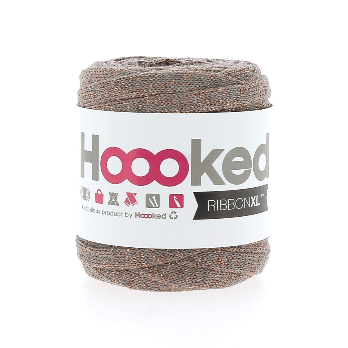 Hoooked Ribbon XL - Copper Wood