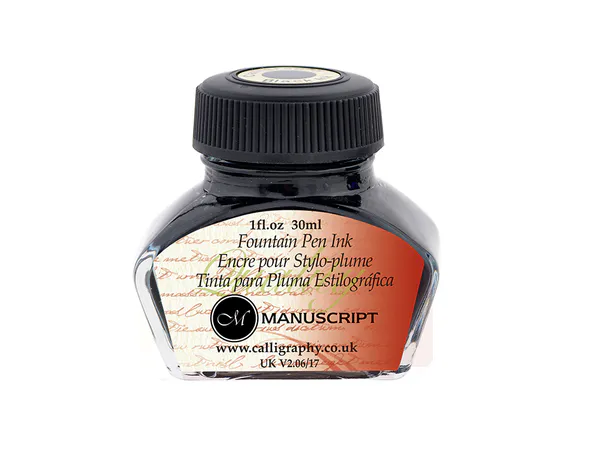 Hovedbilde Manuscript Fountain Pen Ink 30ml sort