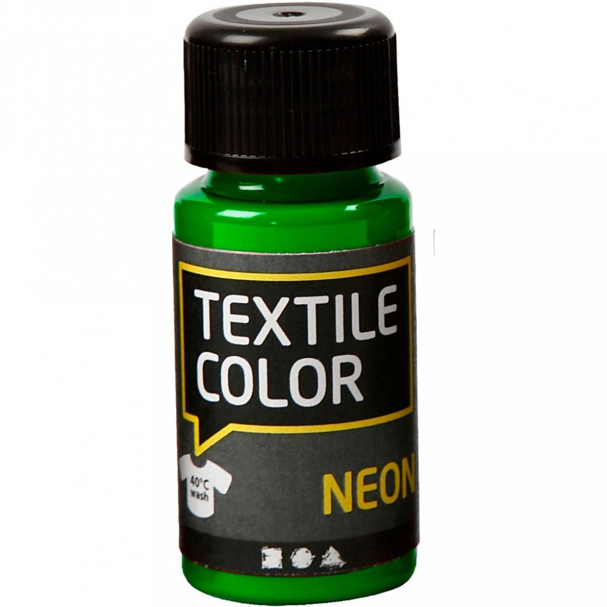 Textil Color Neon, grønn 50 ml