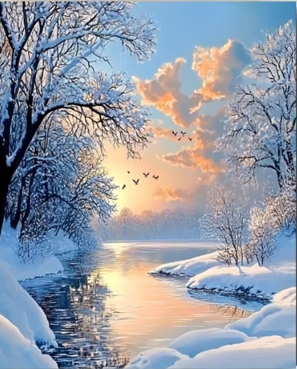 Vinter 40 x 50 cm