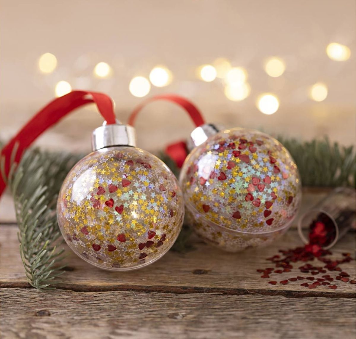 DIY Kit: Julekuler med paljetter