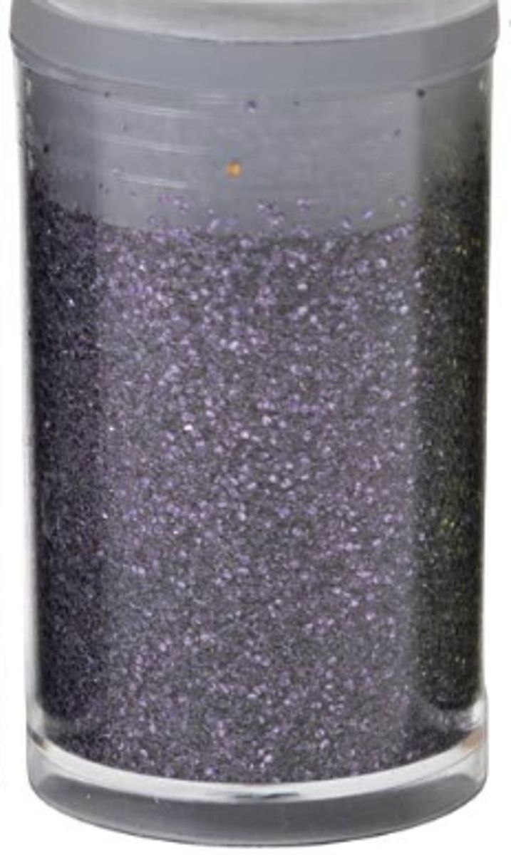 Glitter, biologisk nedbrytbart, LILLA