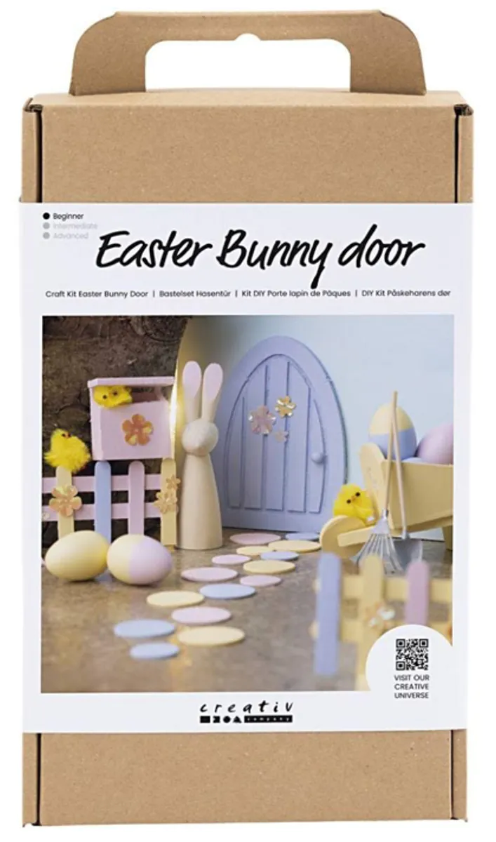 DIY kit, påskehare-dør