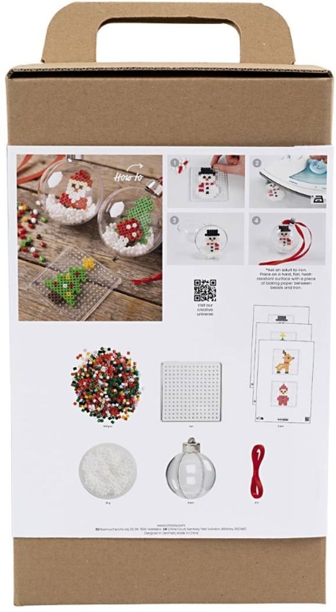 DIY-kit: julekuler med Hama-perler